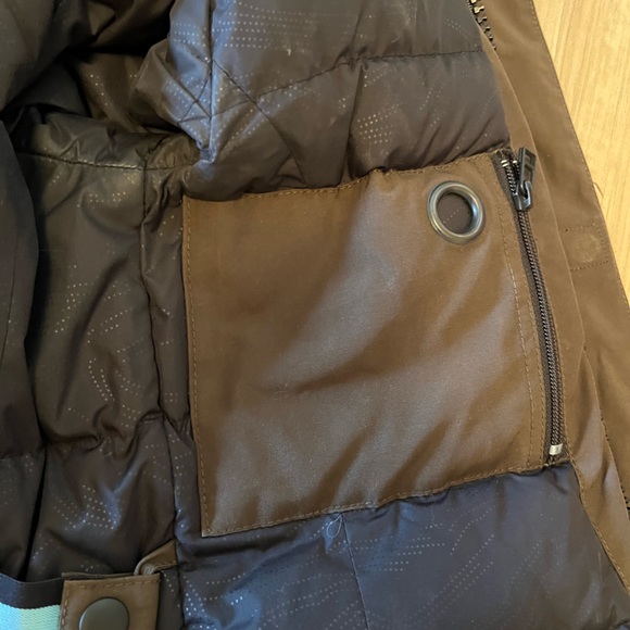 Excellent condition! HUNTER GREEN TNA Goose Down Haven Parka - Picture 10 of 10